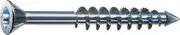 SPAX -M, MDF Screws, 3.5 x 45 mm, Pack of 200, T-Star Plus, countersunk Head, Small milling Head, Partial Thread, Cut tip, WIROX A3J, Blank galvanised, 0441010350453