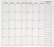 UNIQUE HM&LN Travelers Notebook Inserts Jan 2025 - Dec 2026, Personal Size Refills, Weekly and Monthly Calendar, TN Journal for writing, 6.75 x 3.75 inches, 1pcs