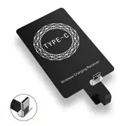 Type C Universal Slim Wireless Charger Charging Receiver For iPhone Samsung Android