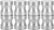 Door Handle, Shower Glass Door Handle Stainless Steel Bathroom Knob Hardware Bathroom Accessories 4Set