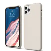 iPhone 11 Pro Max Compatible Case Cover With Premium Liquid Silicone - Stone