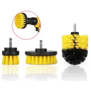 AU Grout Power Scrubber Cleaning Drill Brush Tub Cleaner Combo Tool Kit Yellow