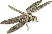 Veemoon Creative Dragonfly Ornament Decorative Dragonfly Crafts Brass Porch Ornament Wing Detachable Home Decor Animal Wall Hanging