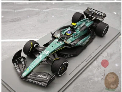 Spark 1/18 Aston Martin Cognizant AMR23 14# Alonso F1 2023 Resin Model Car Gifts