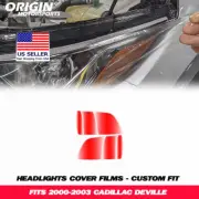 PreCut Headlights Clear Covers Bra Film Kit PPF Fits 2000-2003 DEVILLE