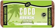 650g Coco Brick Premium Coir Peat Organic Plant Growth Medium Husk 9L Nutrifield