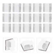 100 Pcs Adhesive Zip Fixed Line Clip Porcelain Surface Clips Cord Holder