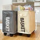 Easy Movement Yoga Mat Storage Basket Foldable Laundry Basket Bathroom
