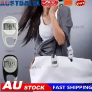 3D Digital Pedometer Running Walking Portable Step Counter With Carabiner Clips﹤
