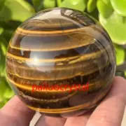 1pcs 180g+ Natural Tiger’s Eye Jasper Ball Quartz Crystal Sphere healing 55mm+