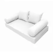 |COVER ONLY| Style 4 Crib Knife Edge Daybed Mattress Bolster Pillow Covers AD106