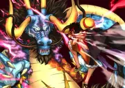 Anime luffy vs kaido one piece monkey Playmat Gaming Mat