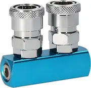 2 Way Manifold Block Splitter Quick C Ect Air Hose Splitter Coupler Air Compr Or Splitter Pneum Air Compr Or Manifold Fitting Sml-2