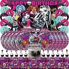 Monster High Birthday Party Decor Disposable Tableware Girls Favor Supplies Cups