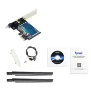 5X(1200M WiFi5 Card 4.2 Bluetooth 2.4G+5G Dual Band Desktop Built-in5958