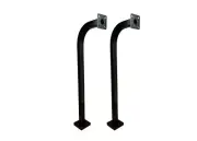 Gate Entry Gooseneck Keypad Stand 42" Pedestal Post Universal Fit Keypad Mount