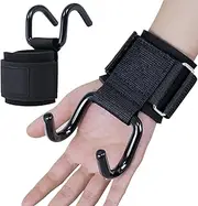 Weight Lifting Hooks | Multi-Functional Fitness Grip | Anti-Slip Wristband with Hook, Adjustable for Pull Up Training Deadlift Weightlifting Fitness Home