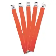 Advantus Crowd Management Wristbands Sequentially Numbered Red 500/Pack 75510