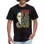 Notorious RBG Women Belong In All Places Decisions Made in Australia T-Shirt