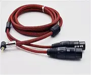 Audio Cable 3.5mm to Dual XLR 3 Pin Female Compatible with Mixer Console AMP Headphone PC M~ni Jack 3.5 Splitter Cable 1M 2M 3M 5M 8M(Angle 3.5 Jack,5meter)