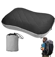 Gihioue Inflatable Pillow for Sleeping, Camping Pillow, Inflatable Camping Pillow, Ergonomic Neck Air Cushion, Neck and Lumbar Support Pillow for Travel
