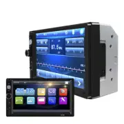 7" Double 2 DIN Car MP5 Player Bluetooth Touch Screen Stereo Radio USB AUX Camer