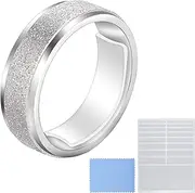 Blulu 5-sheet Ring Size Adjuster Kit - 85 Pieces Invisible Sizer for Loose Rings, Includes Cleaning Cloth, Suitable for Wide Rings