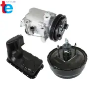 A/C AC Compressor Power Brake Booster Engine Oil Pan For Nissan 2000-2003 2004 (for: Nissan)