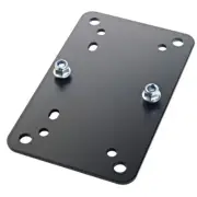 K&M 24354 Speaker Wall Mount Adapter Panel 2 - Black