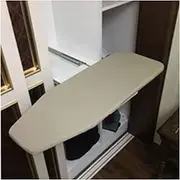 Retractable Ironing Board,Folding Ironing Board Space Saving,Pull-Out Ironing Board Unfolded Size 81x31cm for Small Space Wardrobe Drawer Cloakroom Apartment Home(Beige)
