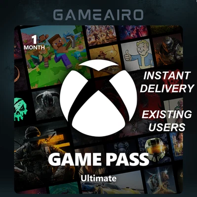1 Month Xbox Game Pass Ultimate Live Gold Membership - Existing Users