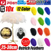 5-10X Ostrich Feather 25-30cm DIY Crafts Event Feathers Wedding Party Decoration
