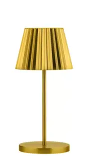 LED Cordless Lamp Gold Dominica Utopia Illumina Lighting Restaurant