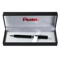 在飛比找博客來優惠-【Pentel】B811A高級不鏽鋼原子筆 沉穩黑