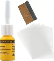 Car Glass Nano Repair Fluid | Automotive Window Repair Tool Kit,Windshield Nano-Repair Liquid, Fixes Small Chips, Bullseyes, Stars, Half Moons, Cracks