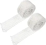 ULTECHNOVO 2Pcs Meat Netting Roll Cotton Sausage Net for Efficient Meat Packaging for Home and Professional Use High Elasticity for Even Roasting Ham Sock Tool