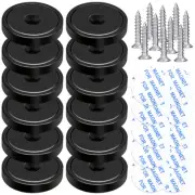 10Pcs Neodymium Magnet with Countersunk Hole Round Base Magnet 110LB Heavy .t