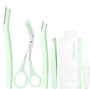 Eyebrow Trimmer Set - Eyebrow Kit for Men, Eyebrow Trimmer Kit | Eyebrow Cutter for Women Eyebrows, Protective Cover, Eyebrow Cutter with Case for Beginners and Makeup Artists