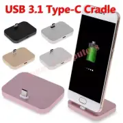 USB TYPE C Desktop Charger Base Stand Data Sync Charging Cradle Docking Station