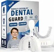 Toddler Kids Mouth Guards for Teeth Grinding,4 Pack Toddler Size, Comfortable Mouth Guards for Clenching Teeth, Child Bite Guards