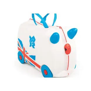 現貨出清特價~英國Trunki，世界首創超可愛多用途可乘坐趣緻兒童行李箱登機箱豪華版(公司貨)-