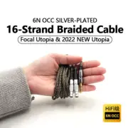 6N Occ Hifi Balanced Headphone Cable For FOCAL Utopia & Utopia 2022 New Version