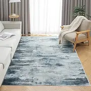 Bouzaak Area Rugs for Living Room Bedroom,Modern Floor Rugs Non-Slip Machine Washable Large Rugs Abstract Design Foldable Carpet for Home Decor (160 x 200cm)