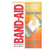 Band-aid Plus Antibiotic Adhesive Bandages, Extra Large, 8 Ea