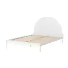 Bed Frame Queen Size Wooden White