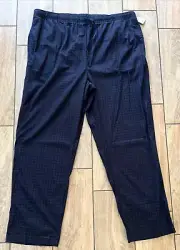 Nautica Checkers Sleepwear PJS Drawstring Flannel Lounge Pants XXL NWTS xbw
