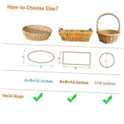 Shrink Wrap Bags for Gift Baskets,16x24 inches Clear PVC Heat Shrink Bags 20