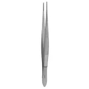 Set of 3 Cushing Dressing Forceps, 7", Straight, Serrated Tips, Dissecting End