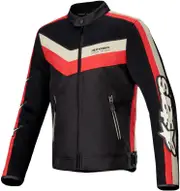 Alpinestars T-Dyno Air, textile jacket , color: Black/Light Red/Beige , size: M
