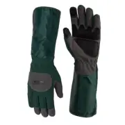 Cyclone Green Size Medium Gauntlet Padded Pruning/Planting/Gardening Gloves
